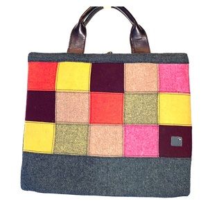 Wool Patchwork Bag